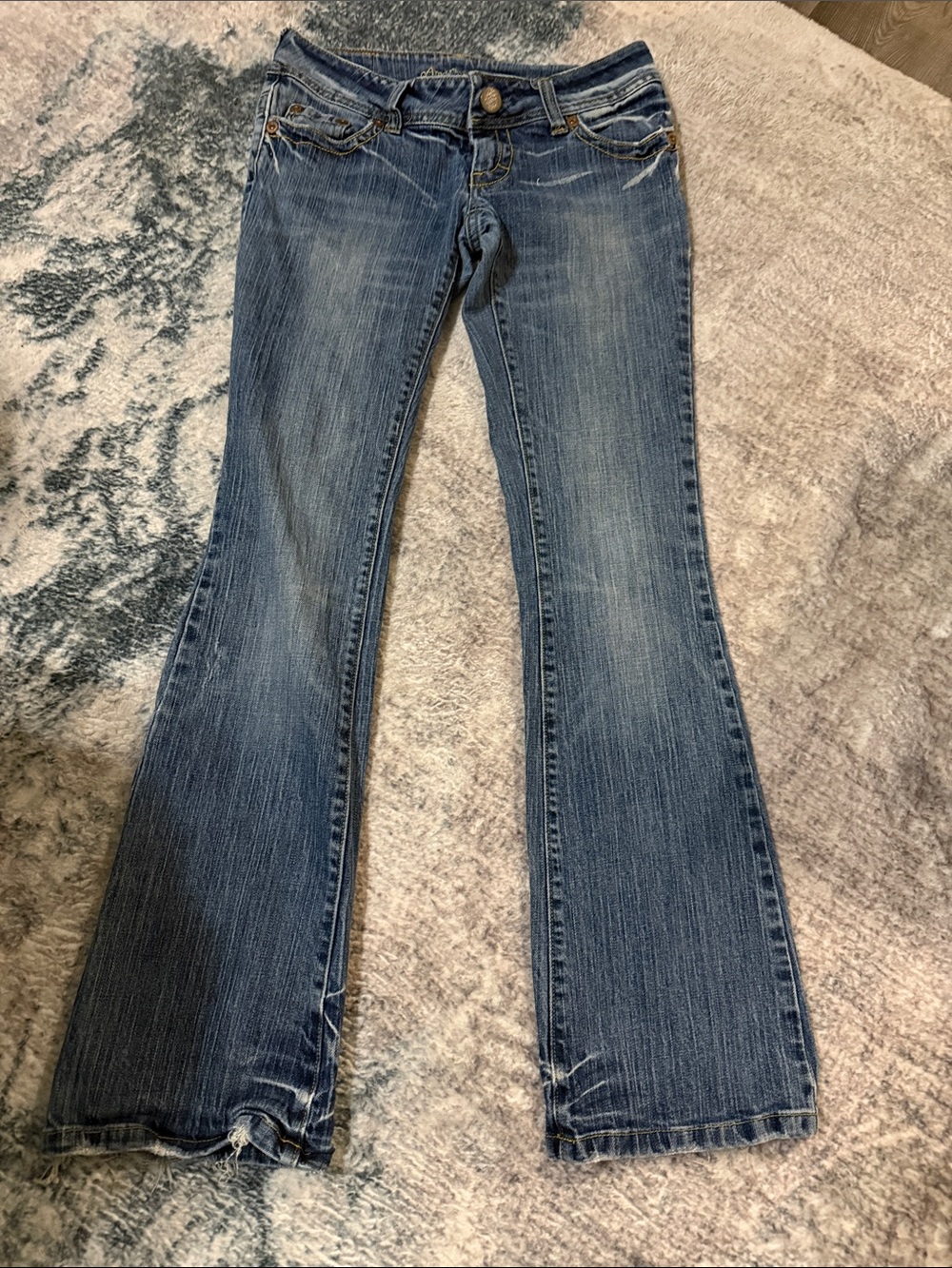 Women’s Blue Flared Jeans